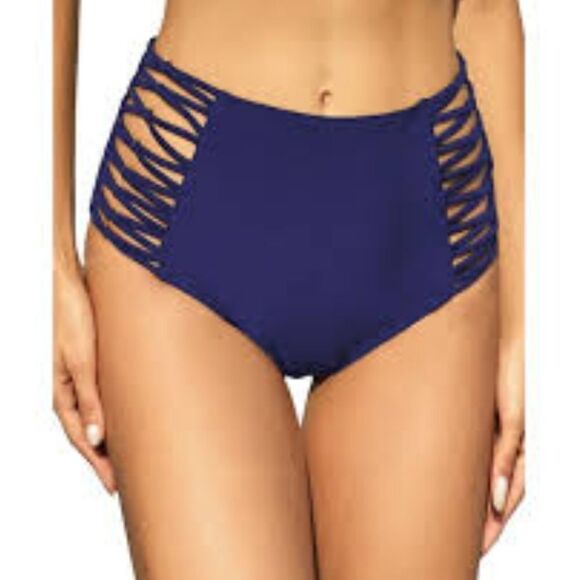 BRAND NEW HIGH-RISE DECREE CHERKY WOMEN"S BIKINI BOTTOM - Picture 1 of 16
